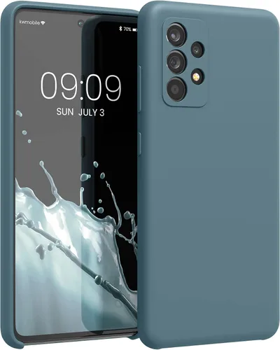 Miniatura 159 de kwmobile Funda Compatible con Samsung Galaxy A14 5G - Funda de teléfono de TPU y silicona con acabado suave - Verde Lima