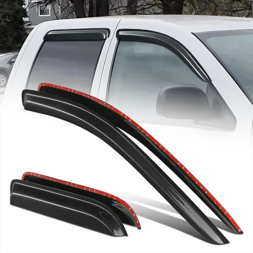 Miniatura 33 de DNA Motoring WVS-T2-0156 - Juego de 4 protectores de lluvia para ventana 04-08 Pacifica CS V6, tinte de humo, deflector de sol, viento y lluvia