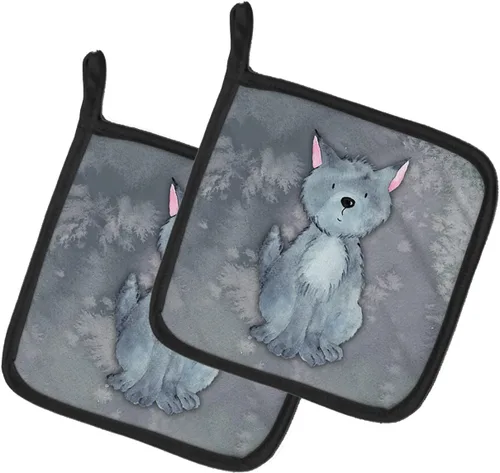 Miniatura 50 de Caroline's Treasures BB7370PTHD - Juego de soportes para ollas de herradura para cocina, resistentes al calor, almohadillas calientes para cocinar