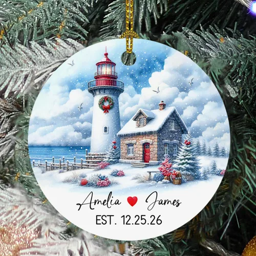 Miniatura 21 de Adorno de cristal de Navidad personalizado con nombre, muñeco de nieve personalizado para árbol de Navidad 2025, nuevo adorno de Navidad para bebé