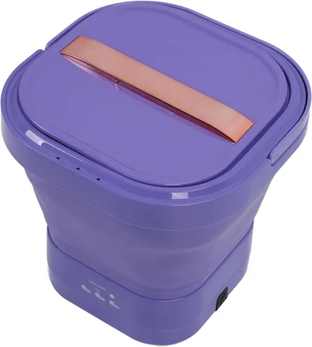 Miniatura 7 de Lavadora portátil de 23 litros, lavadora plegable recargable con secadora giratoria, mini lavadora para ropa interior, pequeñas delicadas, adecuada