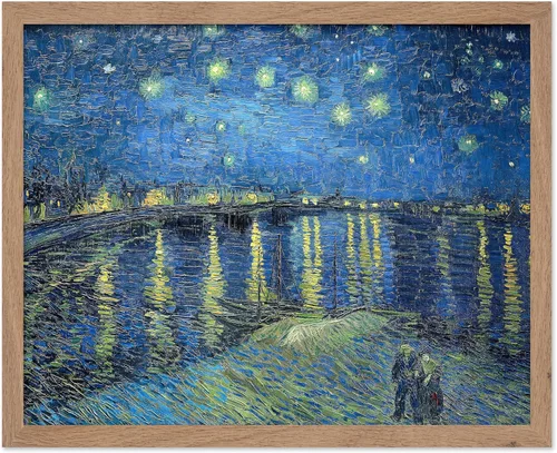 Miniatura 57 de Poster Master Póster clásico de Van Gogh, impresión impresionista vintage, regalo para artista, pintor, autorretrato, sombrero de paja, dibujo