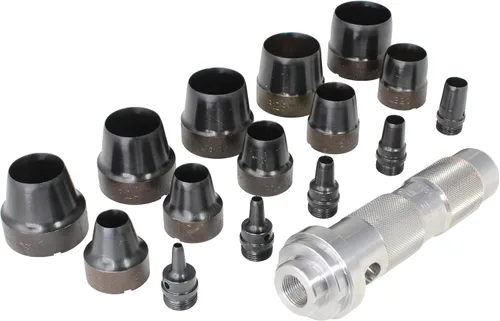 Miniatura 10 de Mayhew Tools 66012 - Punzón hueco, juego de 10 piezas, color negro