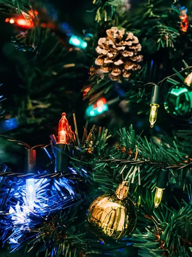 Miniatura 3 de Twinkle Star Luces de Navidad para Exteriores a Batería 50 LED Mini Cadena de Luces con 8 Modos, 16 pies Luces de Hadas Impermeables para Jardín