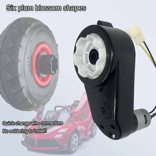 Miniatura 3 de 2 piezas 12V 550 12000RPM caja de cambios con motor de 12 voltios para montar en coche ruedas eléctricas motor de alta velocidad RS550 motor