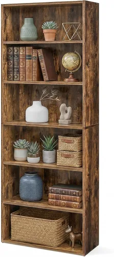 Miniatura 10 de SONGMICS HOME Estantería de 5 niveles, estante de almacenamiento abierto, estante estrecho para sala de estar, oficina en casa, comedor, ahorro