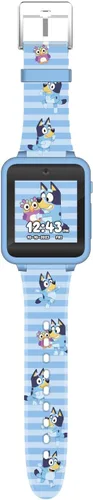 Miniatura 5 de Accutime Bluey Kids Blue - Reloj inteligente con pantalla táctil de aprendizaje educativo para niñas, niños, niños pequeños, cámara para selfies