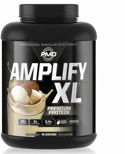 Miniatura 16 de PMD Sports Amplify XL Premium Suplemento de proteína de suero Hydro Greens Blend - Matriz de proteína de glutamina y suero con superalimento