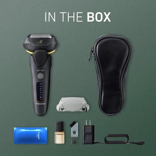 Miniatura 10 de Afeitadora eléctrica Panasonic ARC5 para hombres con recortadora emergente, maquinilla de afeitar húmeda/seca de 5 hojas, afeitadoras eléctricas