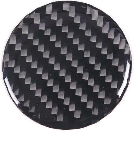 Miniatura 5 de Daeiclru Cubierta de perilla multimedia de control central de fibra de carbono suave para Toyota Supra GR A90 A91 MK5 2019-2022, cubierta de botón
