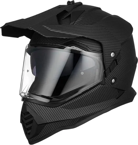 Miniatura 2 de ILM Visera exterior para casco deportivo dual modelo WS902 (visera, transparente)