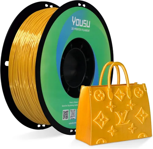Miniatura 10 de Yousu Filamento de TPU 1.75mm, Filamento Flexible TPU95A, Filamento Suave para Impresora 3D, Filamento de Impresión 3D TPU Negro, Carrete de 1kg