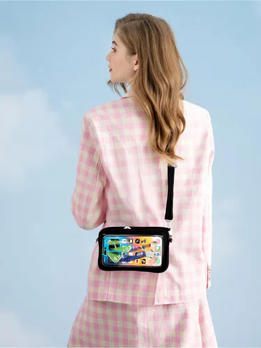 Miniatura 7 de DQL Funda ligera cruzada para teléfono para mujer, bolsa cruzada para teléfono celular, bolsa cruzada pequeña para mujeres para conciertos