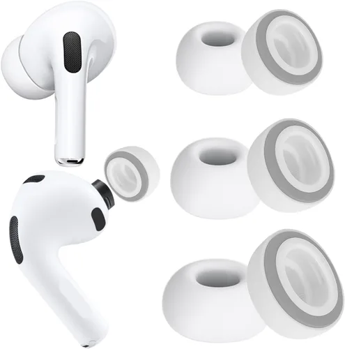 Miniatura 14 de KASOTT 2025 Actualizado para AirPods Pro 3 Puntas de Oído Híbridas de Espuma Viscoelástica y Silicona, Máxima Comodidad, Puntas Antideslizantes