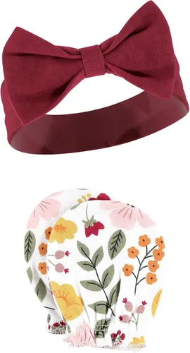 Miniatura 8 de Hudson Baby Conjunto de diadema de algodón y manoplas para rascar para bebé