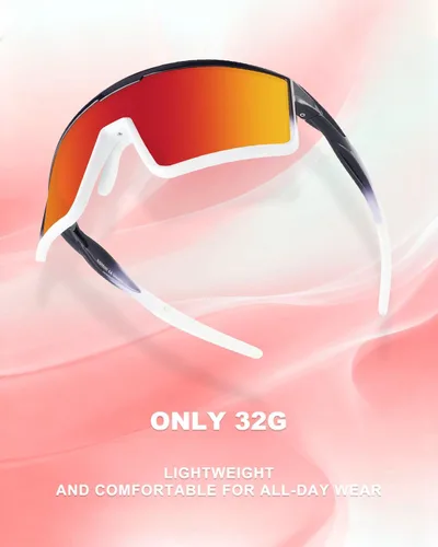 Miniatura 3 de Xiyalai Gafas de sol para ciclismo para hombres y mujeres, lentes de sol deportivos con protección UV para correr, lentes de sol para béisbol