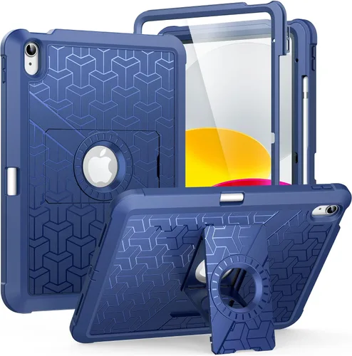 Miniatura 16 de MoKo Funda para iPad (A16) de 11ª/10ª generación 2025/2022, resistente a prueba de golpes, doble capa protectora de cuerpo completo, protector