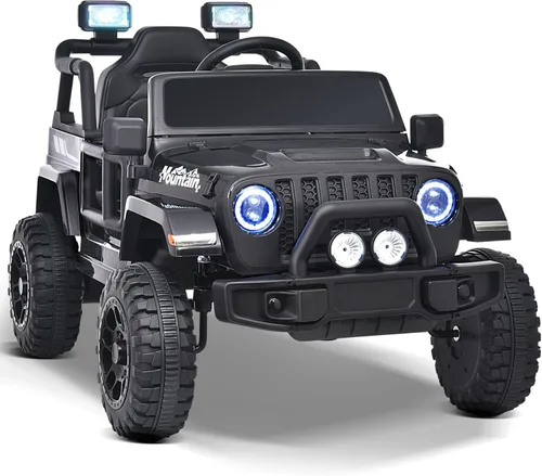 Miniatura 9 de Joywhale - camión para niños de 12V, con batería, vehículo motorizado eléctrico para niños, con control remoto, suspensión de 4 ruedas, luces LED