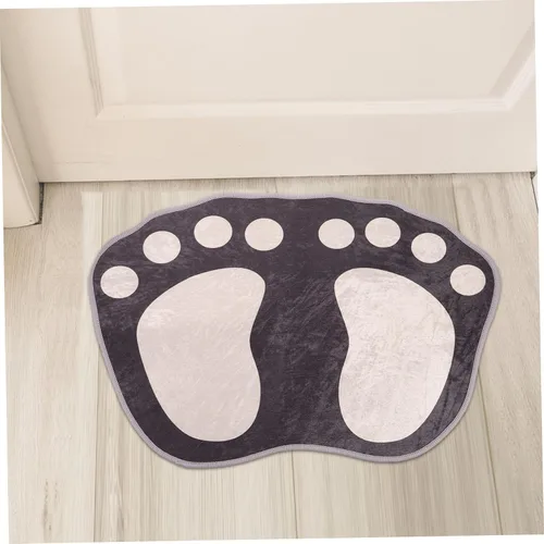 Miniatura 5 de PRETYZOOM Tapete absorbente para pies, tapete de baño, decoración del hogar, dormitorio, tapete antideslizante para el suelo, alfombra de baño