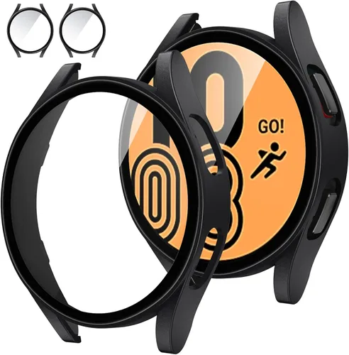 Miniatura 8 de Tensea Paquete de 2 fundas protectoras de pantalla para Samsung Galaxy Watch FE 2024/5 2022/4 2021 de 1.575 pulgadas, accesorios para la cara, funda