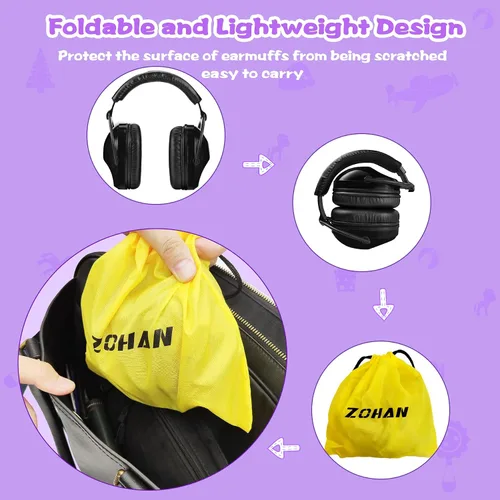 Miniatura 7 de ZOHAN 030 - Auriculares con cancelación de ruido para niños, protección auditiva para niños con autismo
