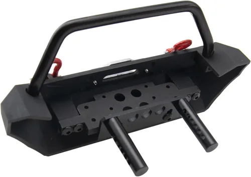 Miniatura 5 de ShareGoo Parachoques de Metal con Remolque de Arrastre Compatible con Axial SCX10 90046 90047 Traxxas TRX-4 Redcat Gen8 1/10 RC Crawler Car
