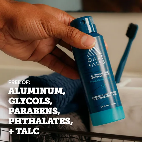 Miniatura 4 de Oars + Alps Spray desodorante de cuerpo completo para hombres y mujeres, desodorante en aerosol sin aluminio, probado por dermatólogos, extra