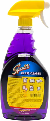 Miniatura 3 de Sparkle Limpiador de vidrio, fórmula púrpura original, botella de gatillo de 33.8 onzas (paquete de 12)