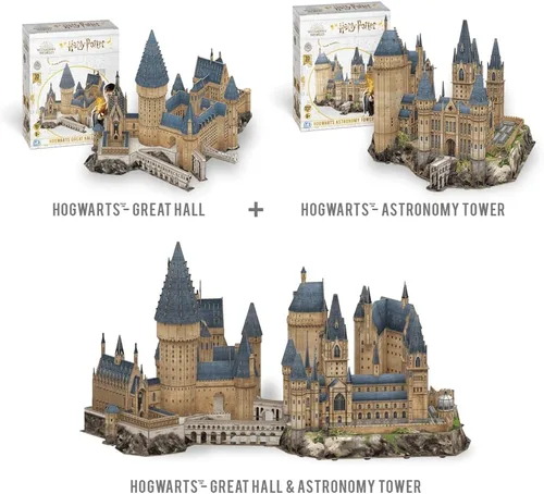 Miniatura 8 de 4D Cityscape Harry Potter Great Hall - Rompecabezas de papel 3D estándar, multicolor