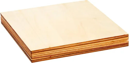 Miniatura 8 de Bright Creations Cuadrados de madera – Paquete de 8, madera contrachapada de tilo de 8 x 8 pulgadas y 1/8 pulgadas de grosor, paneles de madera