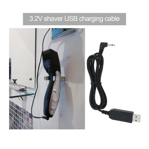 Miniatura 2 de Create idea Shaver - Cable de carga USB compatible con Remington Barba barba Trimmer MB320 MB320C MB42C MB310C MB200 Pa3215U 3.2V 24AWG 4.9 ft