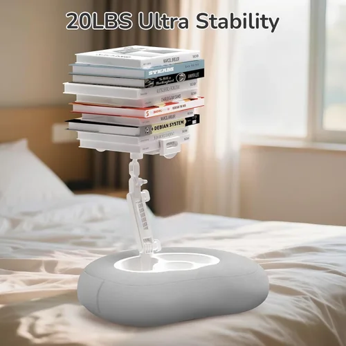 Miniatura 5 de Soporte de almohada para tableta para Kindle iPad compatible con teléfono/tableta de 4.7 a 10 pulgadas, iPad, iPhone, Samsung, Google, soporte
