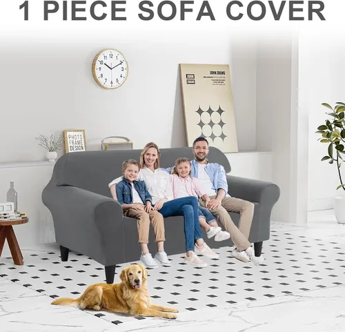 Miniatura 196 de Funda para Sofá de Terciopelo, Fundas Elásticas para Sofá para Funda Principal Separada/Respaldos y Cojines de Asiento, Funda para Sofá, para Fundas