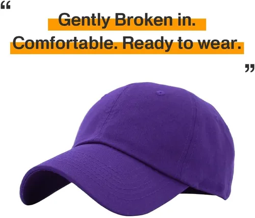 Miniatura 4 de KBETHOS Gorra clásica de algodón de perfil bajo original para hombres y mujeres, gorra de béisbol ajustable sin construir