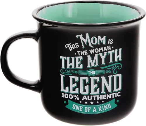Miniatura 3 de Pavilion Gift Company - Mom The Legend - Taza de cerámica de 13 onzas, taza de café de doble cara, regalo del día de la madre, 1 unidad, paquete
