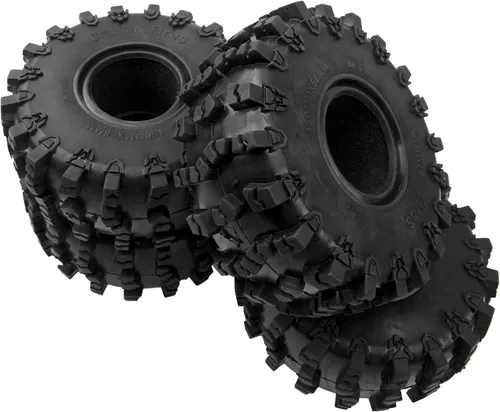 Miniatura 5 de ShareGoo - Neumáticos de goma ShareGoo de 2.2 pulgadas para terreno de barro, súper agarre, suave, OD 5.827 in, compatible con Axial SCX10 90047 D90
