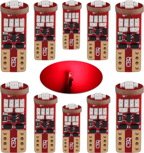 Miniatura 8 de 10 bombillas LED 194 168 W5W LL 2825 2827 175, licencia verde, mapa interior, cúpula, cortesía, luces de puerta paso 161 2821 12V Super Bright T10