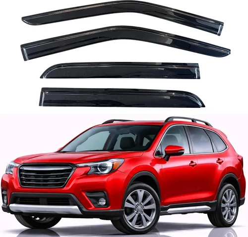 Miniatura 11 de KPY Visor de Ventana Compatible con Hyundai Accent Sedan 2012-2017, Protector de Lluvia de 4 Piezas Deflectores de Ventilación de Ventana Lateral