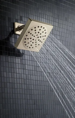 Miniatura 2 de Moen S6340EP15BN Eco-Performance - Cabezal de ducha cuadrado de una sola función de 90 grados con tecnología de inmersión a un caudal de 1.5 GPM, 6