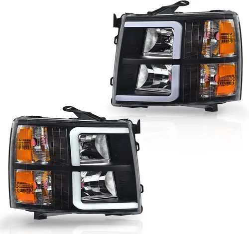 Miniatura 16 de CHEDA Conjunto de Faros Delanteros Faro Compatible con GMC Canyon/Chevy Colorado 2004-2012 Conjunto de Faros Luces de Parachoques