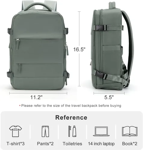 Miniatura 2 de Mochila casual Mochila de viaje, A-verde oliva