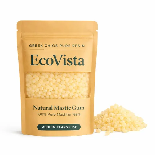 Goma de masilla natural | Resina pura de Greek Chios | Lágrimas de Mastiha 100% puras | Resina fresca de cultivadores de masilla auténtica | Goma de