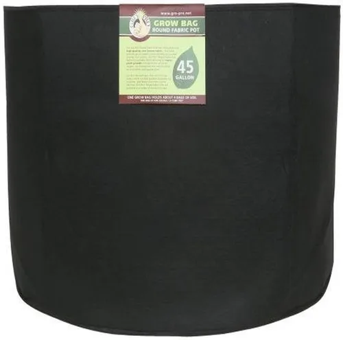 Miniatura 12 de Gro Pro Maceta redonda de tela prémium de 1 galón, color negro