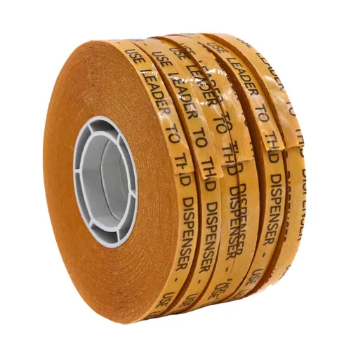 Miniatura 16 de WOD Cinta ATG de uso general, 1/2 pulgada x 36 yardas (juego de 6 rollos) Cinta de transferencia adhesiva deslizante, rollos de repuesto adhesivo