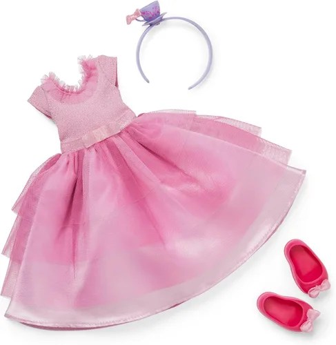 American Girl WellieWishers muñeca de 14.5 pulgadas lista para ser real con atuendo de diadema de taza de té y zapatillas de ballet, para niños de 4