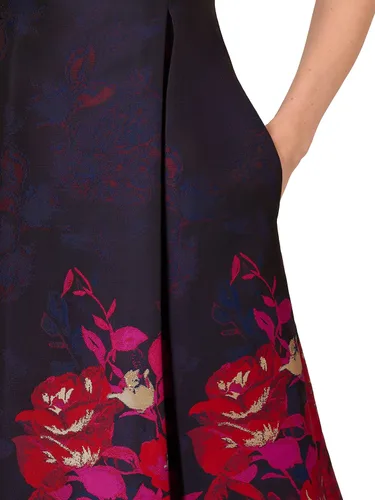 Miniatura 6 de Adrianna Papell Vestido Jacquard Border para mujer