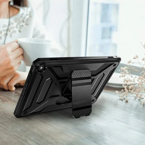 Miniatura 9 de DJ&RPPQ - Funda para tablet Amazon Fire Max 11 (13ª generación, versión 2023), carcasa trasera resistente con soporte de visualización manos libres