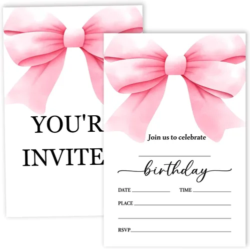 Miniatura 11 de Tarjetas de invitación para fiesta de cumpleaños, invitación de fiesta de cumpleaños arcoíris, celebración de fiesta de niños, 20 tarjetas con 20
