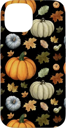 Miniatura 4 de iPhone 16 Falling Leaves Autumn and Pumpkin Happy Fall Case