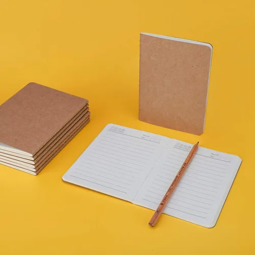 Miniatura 7 de EUSOAR Cuaderno de papel kraft A6, paquete de 8 cuadernos de 3.9 x 5.5 pulgadas, 60 páginas de tapa suave, diario de viaje, cuaderno de dibujo